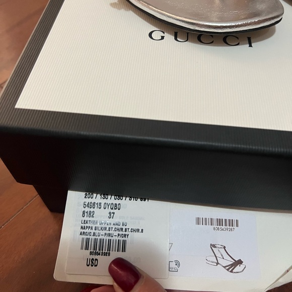 Gucci funky rhinestone shoes wore once - Picture 5 of 5